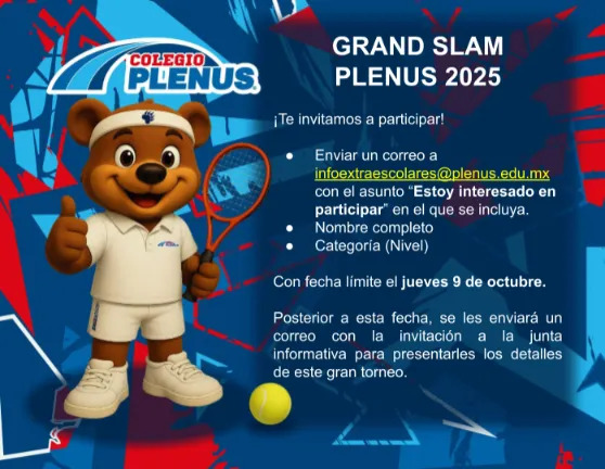 Poster tenis octubre