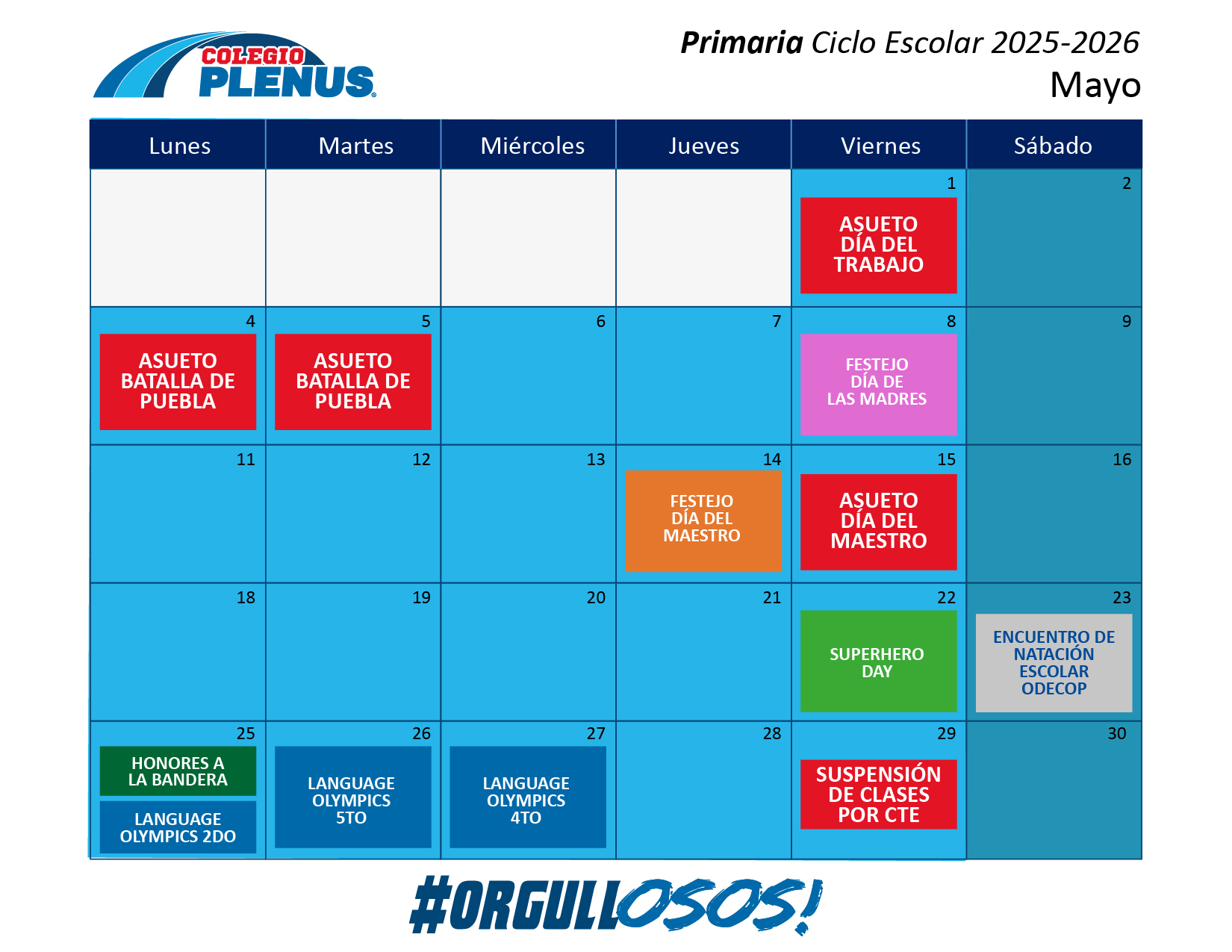 Primaria Calendariosmayo Pn